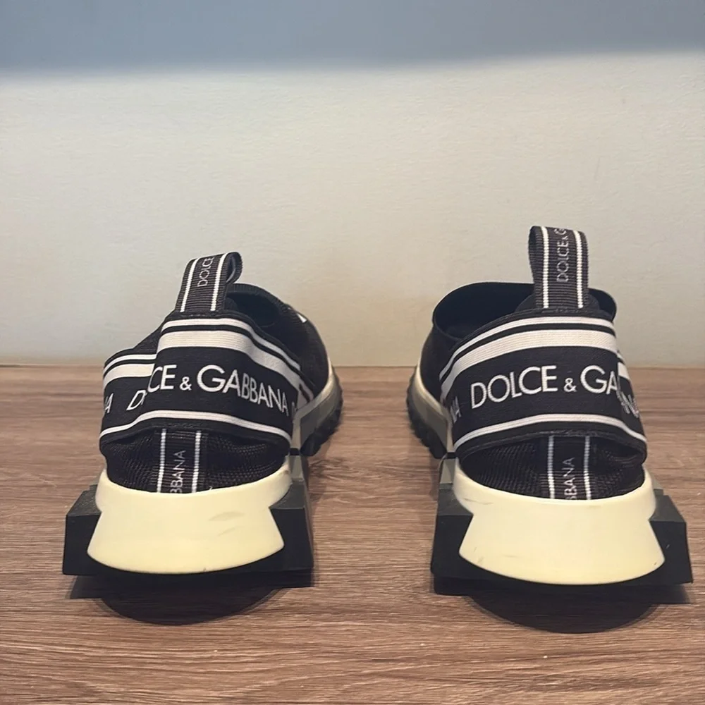 Dolce & Gabbana Sorrento Stretch Mesh Sneakers With Logo - Picture 9 of 13